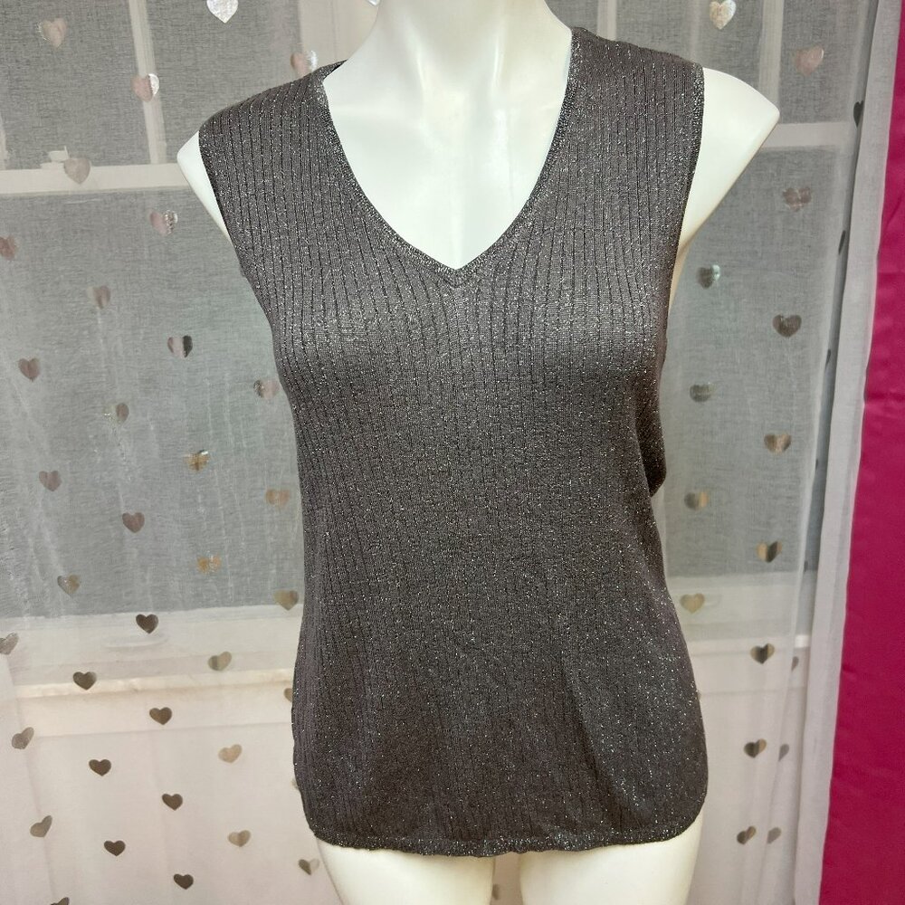 #157 Chico's Grey Vest Size 3 (16)